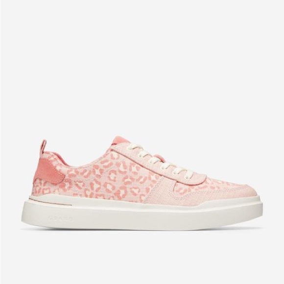 Cole Haan Shoes - Cole Haan Pink Women's Grandprø Rally Canvas Court Sneaker
